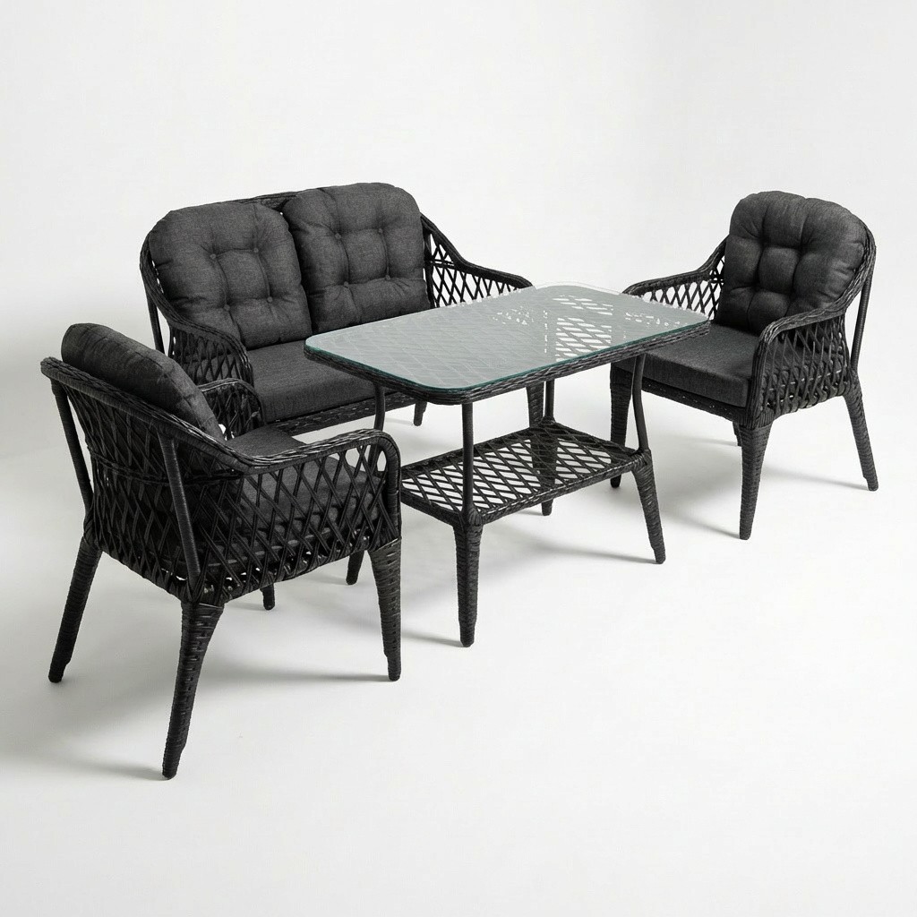 Small 110 2+1+1 Raddan Mini Çay Seti