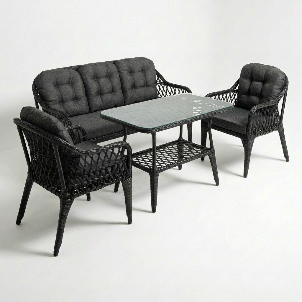 Large 150 2+1+1 Raddan Mini Çay Seti