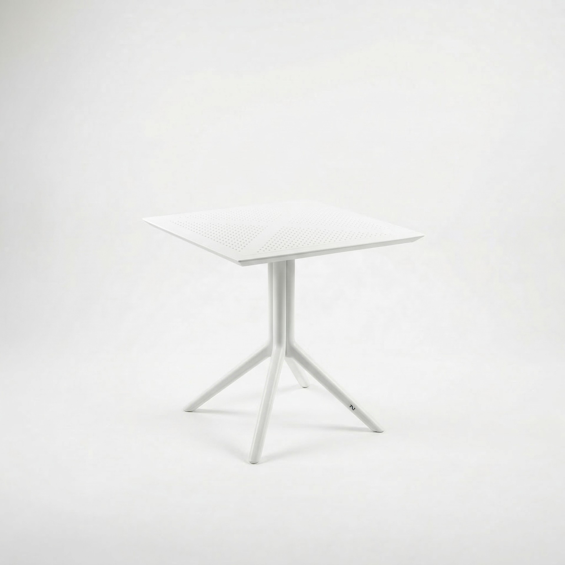 Sorty Bee 70x70 Cafe Sabit Masa  - Beyaz