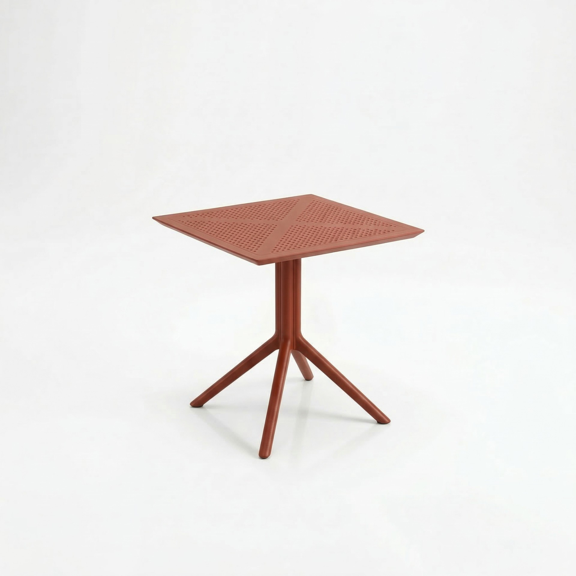 Sorty Bee 70x70 Cafe Sabit Masa  - Kırmızı