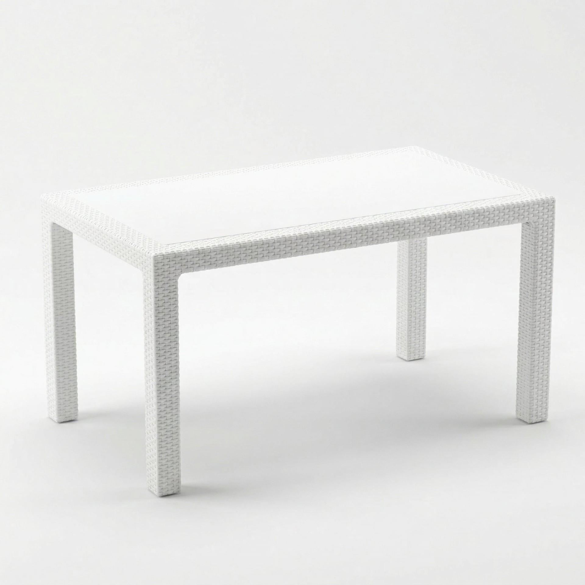 90x150 Camsız Raddan Sabit Masa - Beyaz