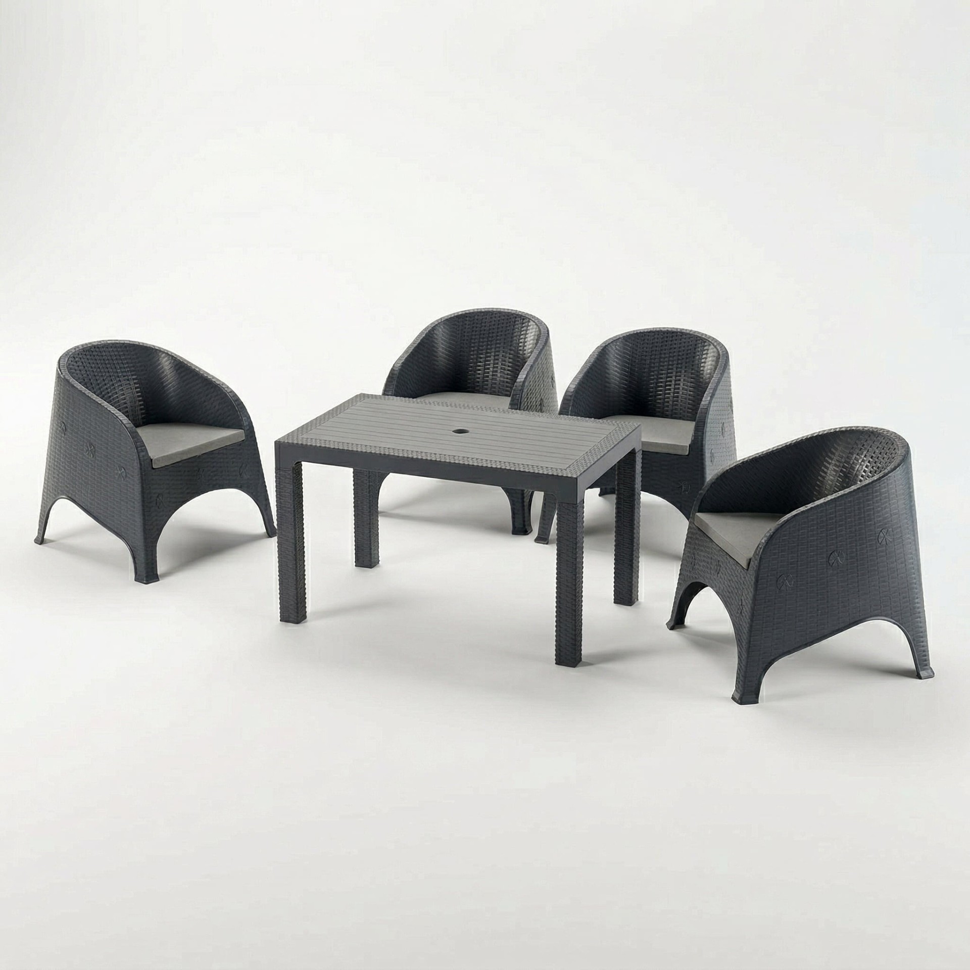 Olivia 4 Kişilik 70x120 Sehpalı Oturma Grubu