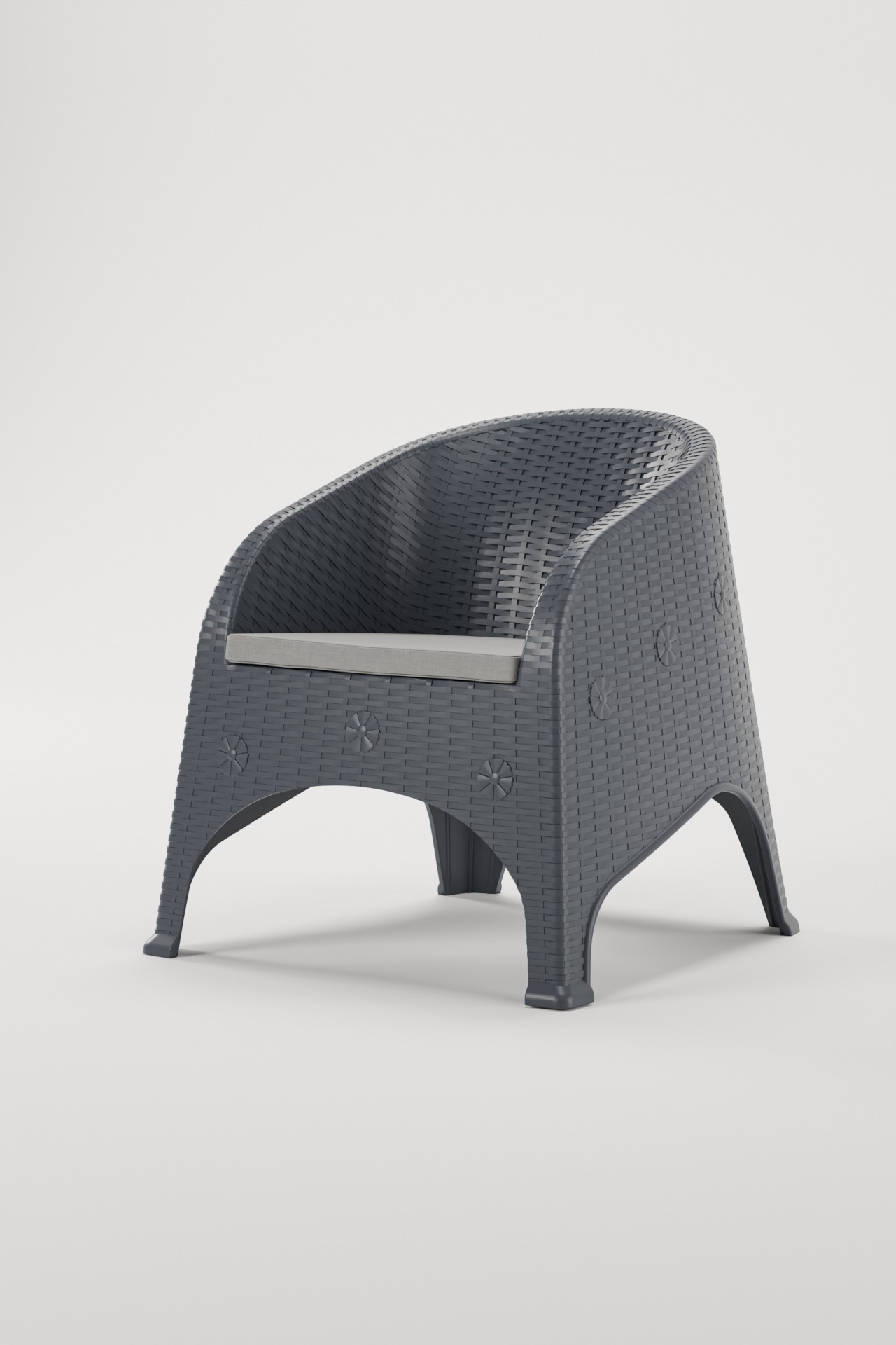 Olivia Raddan Tekli Koltuk - Antrasit